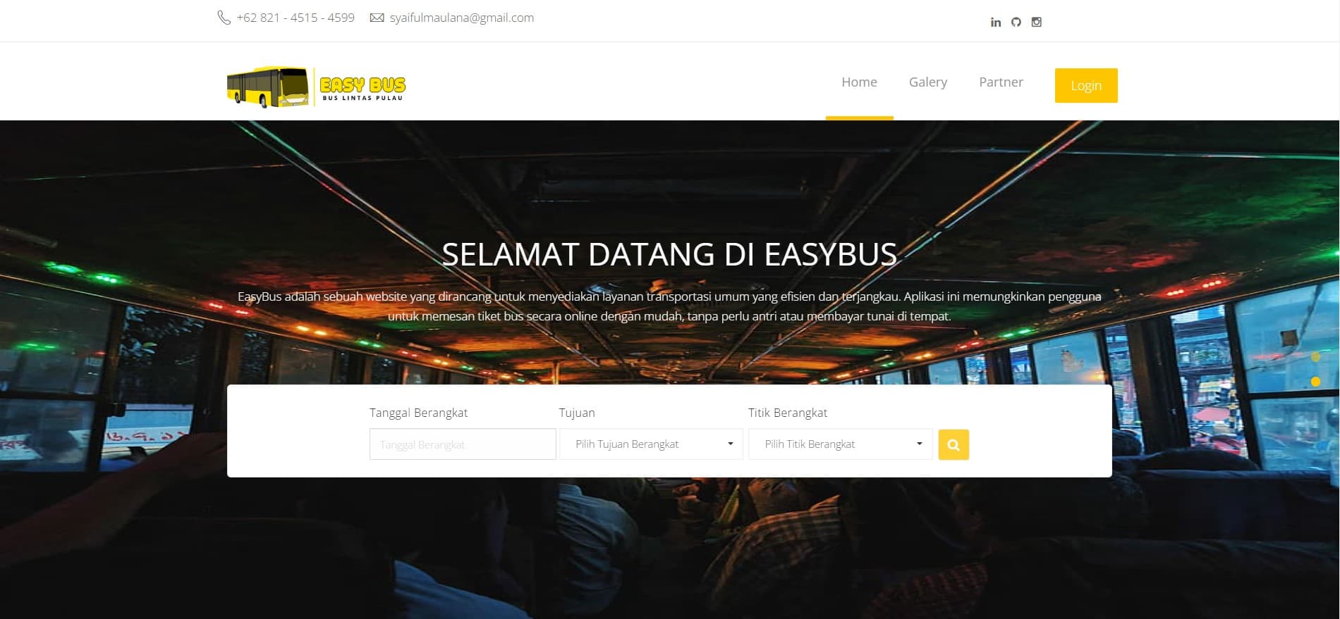 Easybus Website thumbnail