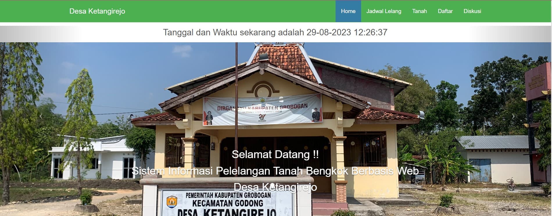 Lelang Tanah Website thumbnail